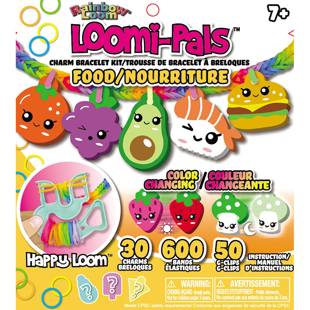 Trousse de bracelets à breloques Rainbow Loom nourriture (7 ans et +)