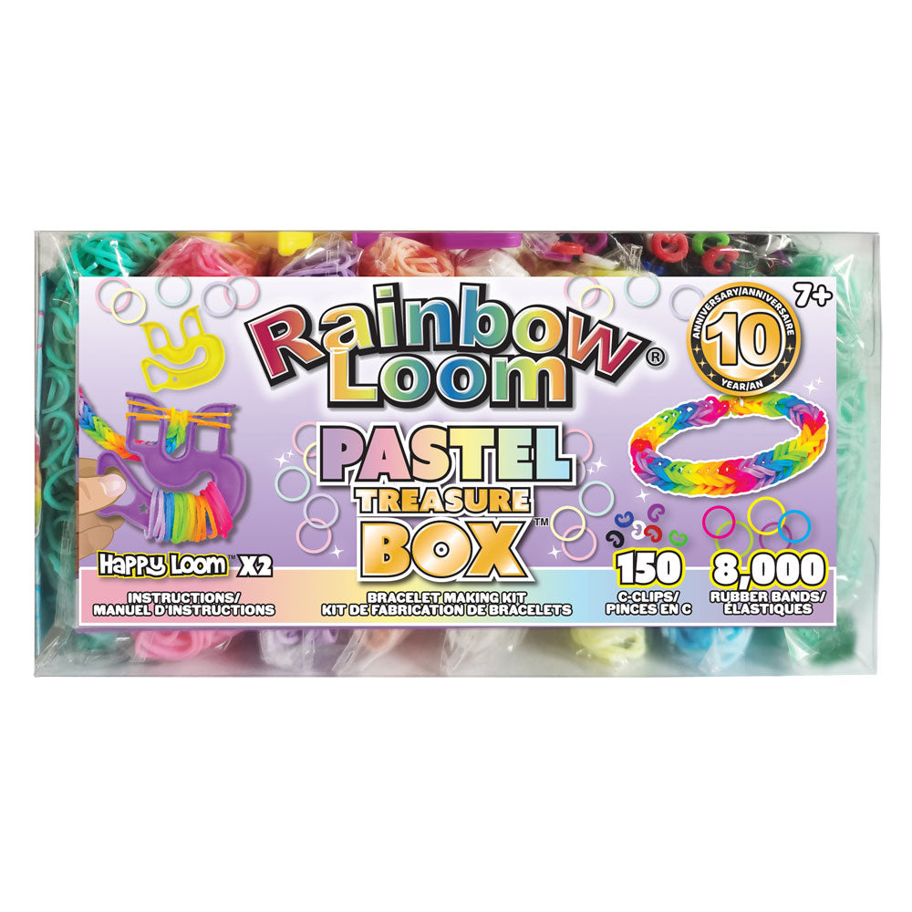 Ensemble de fabrication de bracelet de 8150 morceaux pastel Rainbow Loom