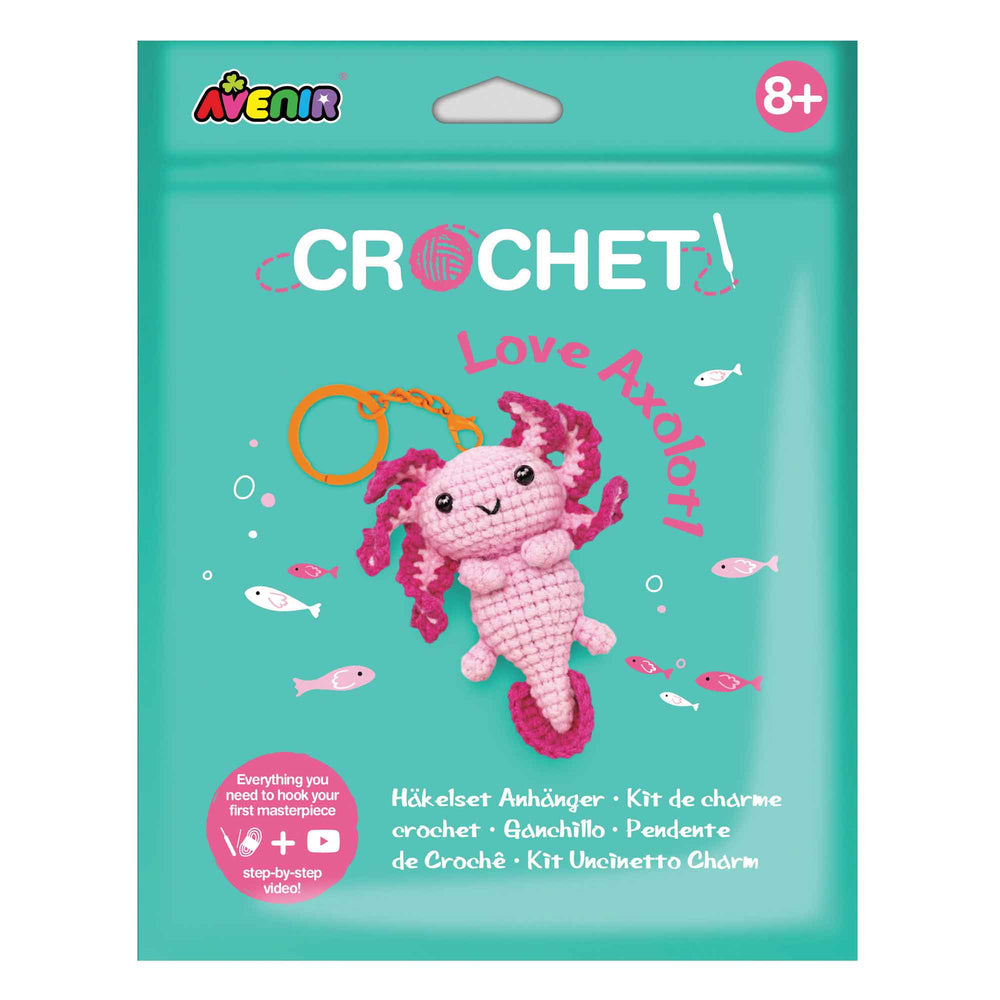 Ensemble de tricot Crochet bébé axolotl (8 ans et plus)