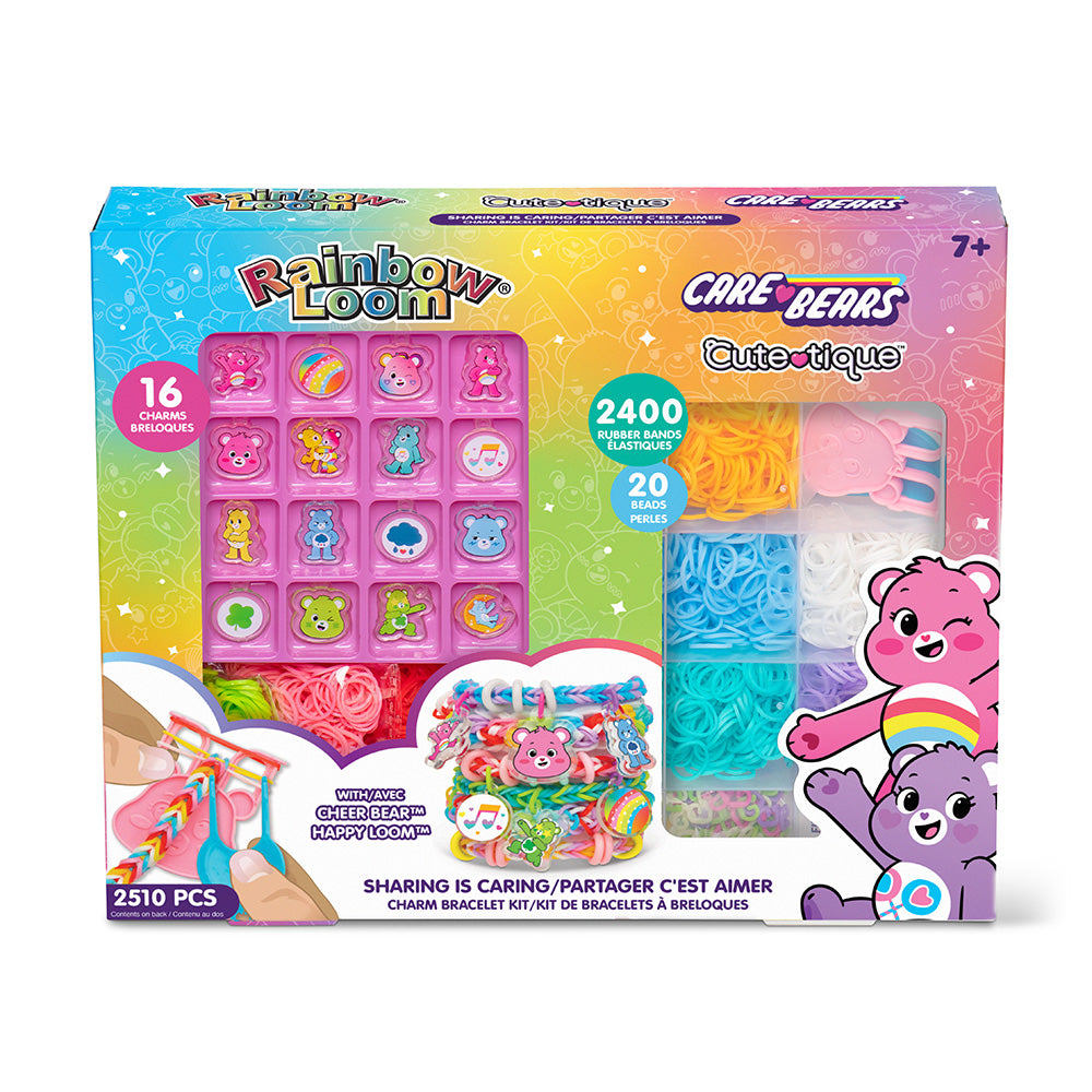 Ensemble de fabrication de bracelets et breloques Calinours 2510 morceaux (7 ans et +)