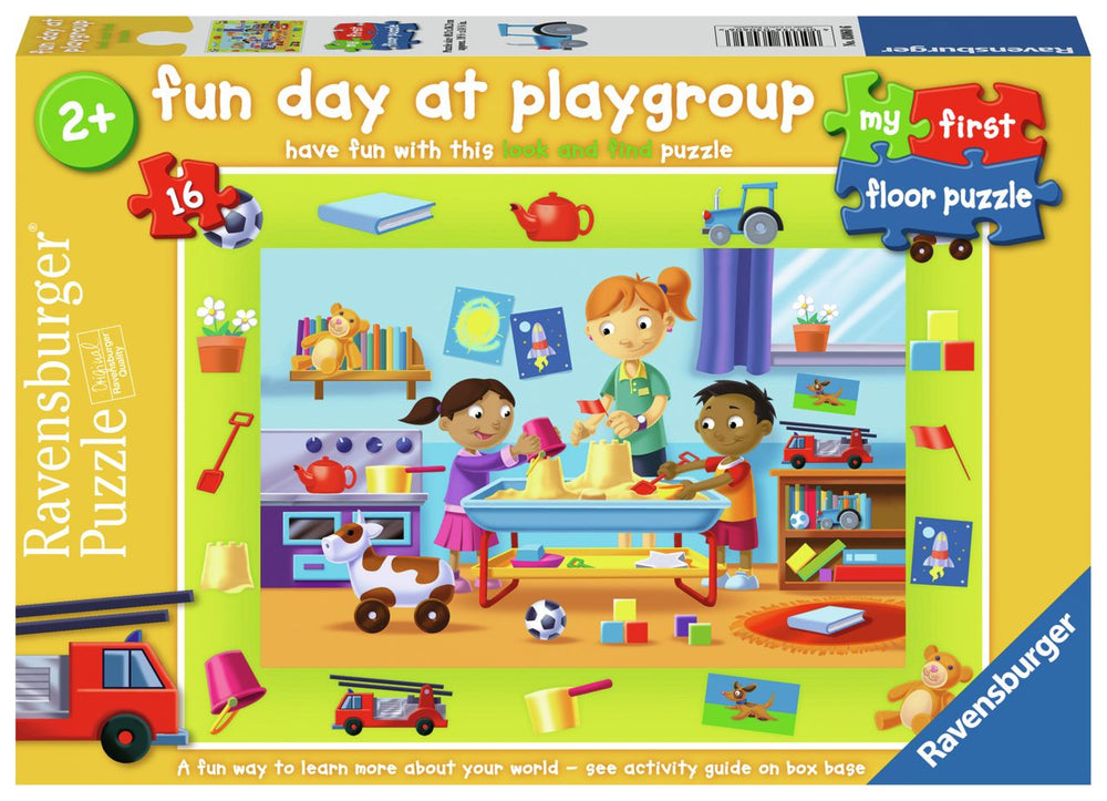 Casse-tête de sol Ravensburger 16 morceaux journée amusante au terrain de jeux (2 ans +)