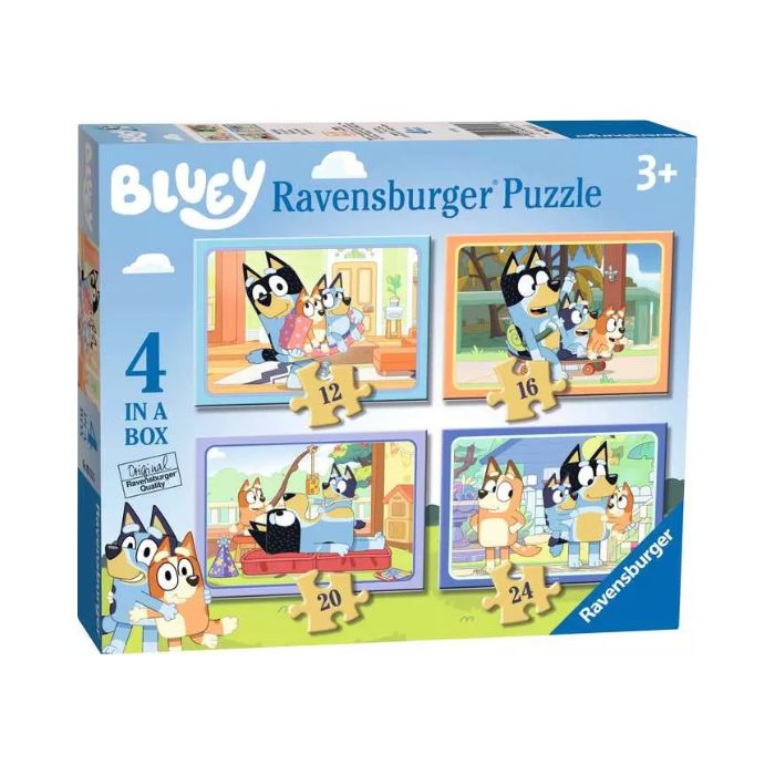 Casse-tête Ravensburger Bluey (boîte de 4)
