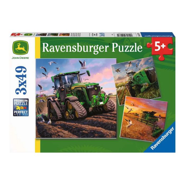 Casse-tête Ravensburger 49 morceaux John Deere (boîte de 3)