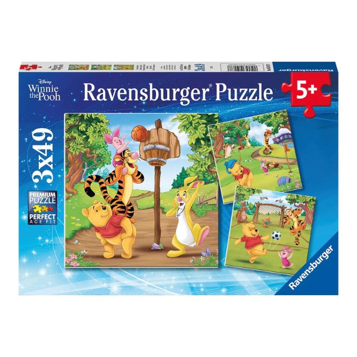 Casse-tête Ravensburger 49 morceaux Winnie de Pooh (boîte de 3)