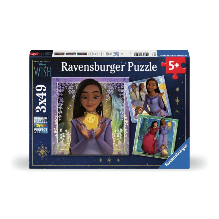 Casse-tête Ravensburger 49 morceaux Disney le souhait d'Asha (boîte de 3)