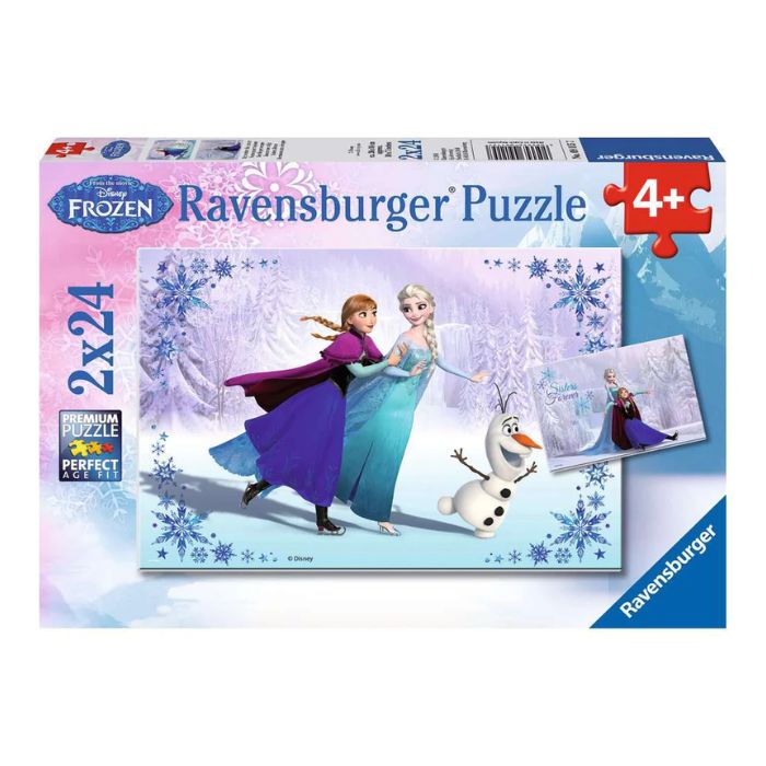 Casse-tête Ravensburger 24 morceaux la Reine des neiges (boîte de 2)
