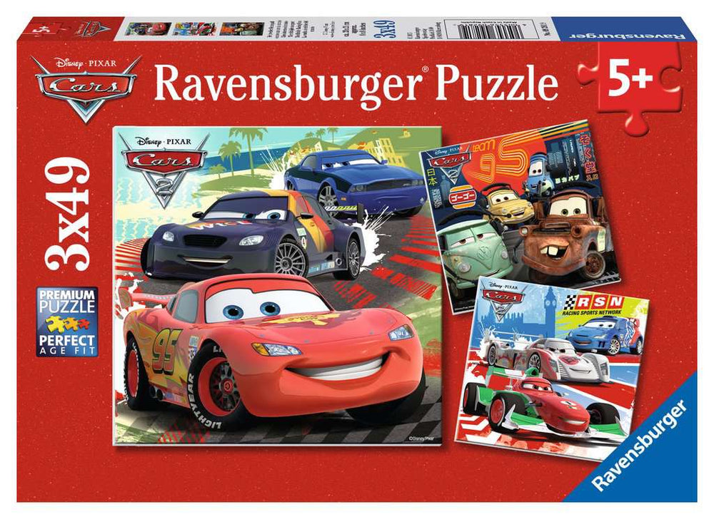 Casse-tête Ravensburger 49 morceaux les Bagnoles (boîte de 3)
