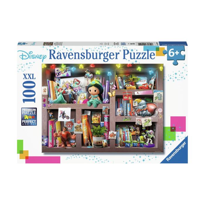 Casse-tête Ravensburger 100 morceaux Disney L'étagère du collectionneur (6 ans et +)