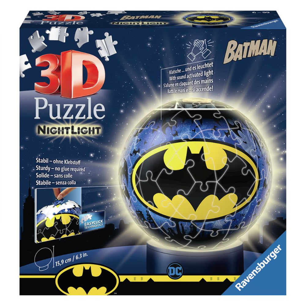 Casse-tête Ravensburger 3D 72 morceaux veilleuse Batman