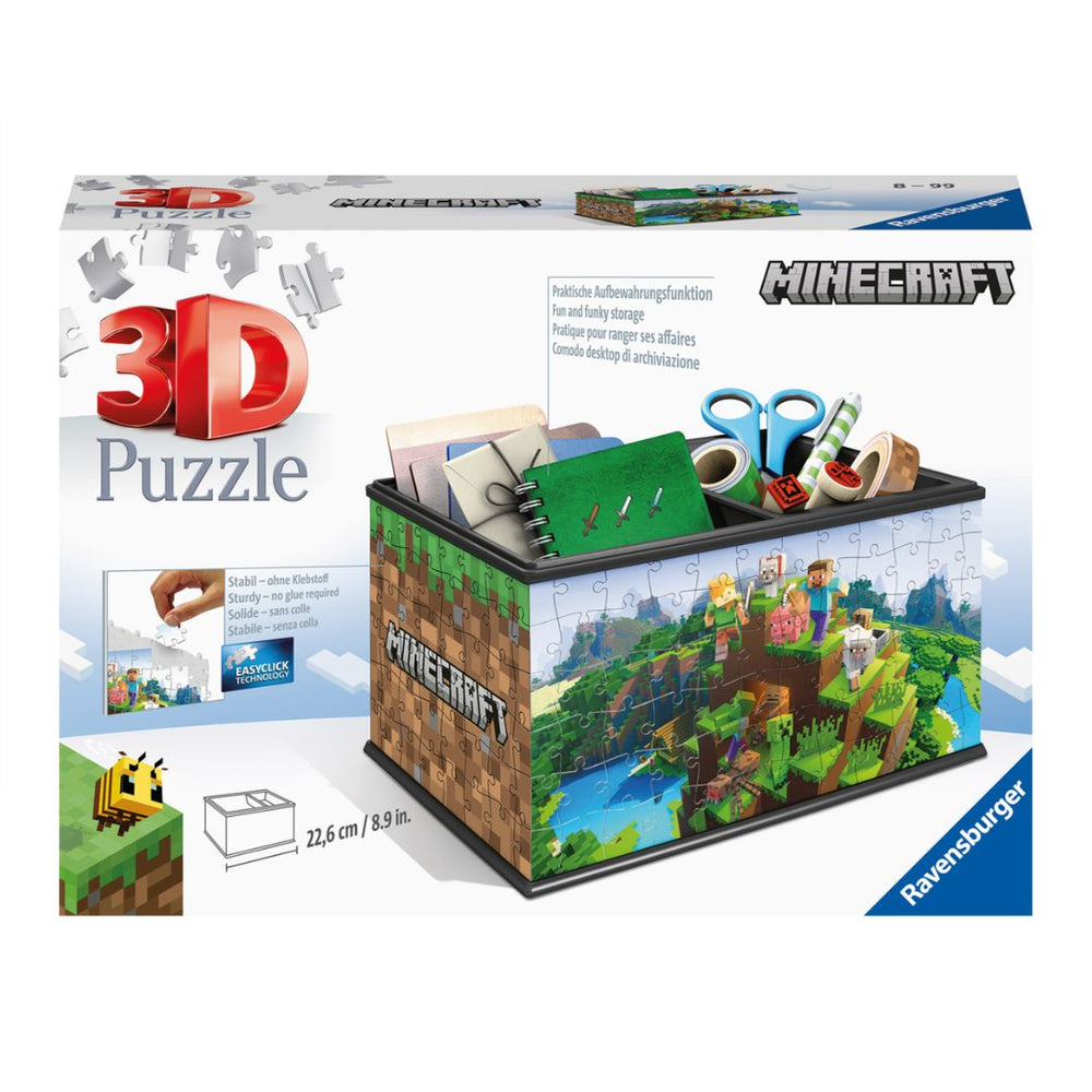 Casse-tête Ravensburger 3D boîte de rangement Minecraft