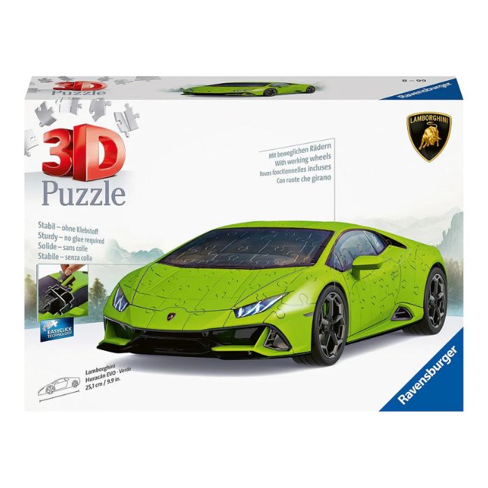 Casse-tête 3D Ravensburger 156 morceaux Lamborghini (8 ans et +)