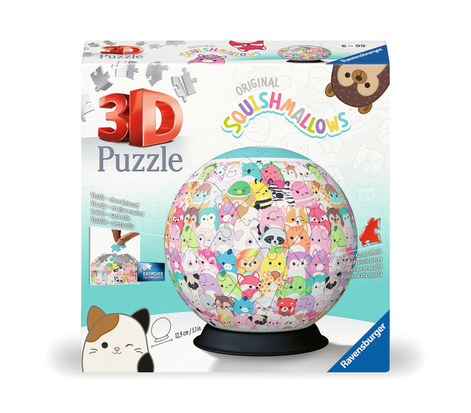Casse-tête Ravensburger 3D 72 morceaux boule squishmallows (6 ans et plus)