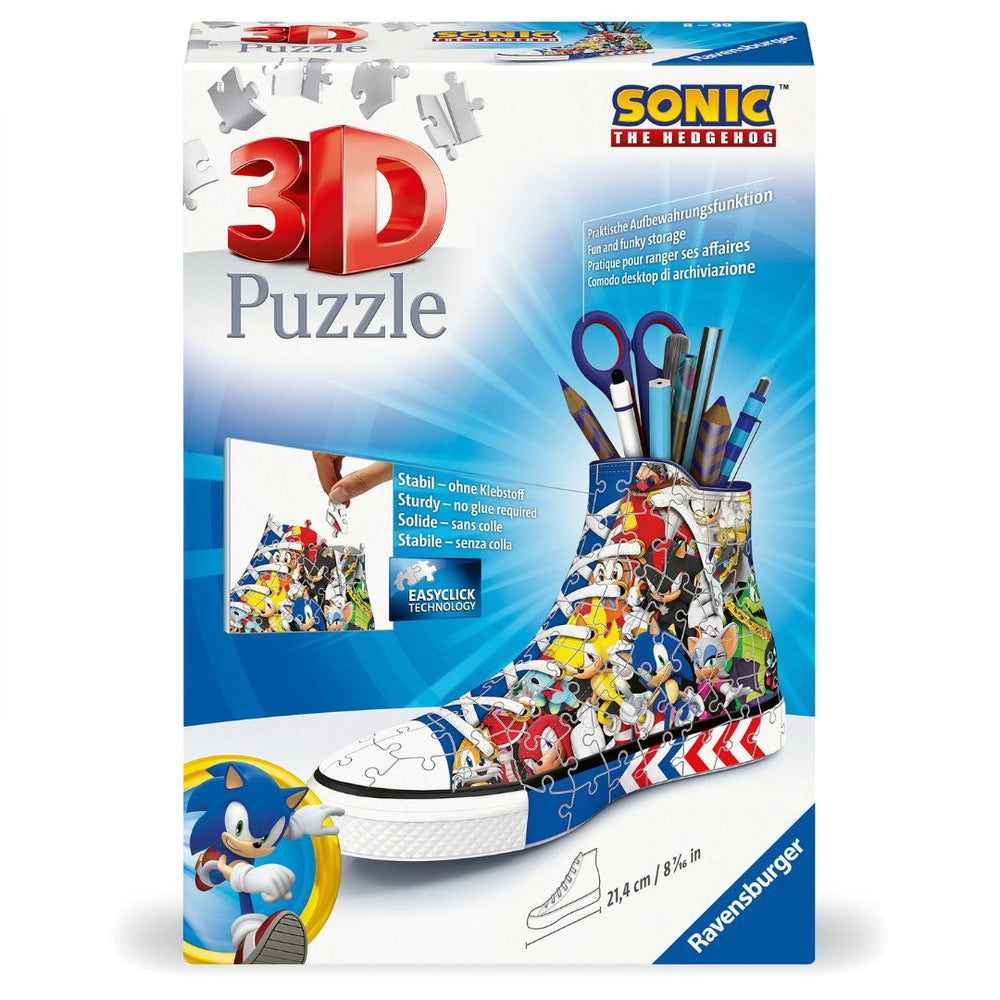 Casse-tête Ravensburger 3D 108 morceaux soulier Sonic the Hedgehog