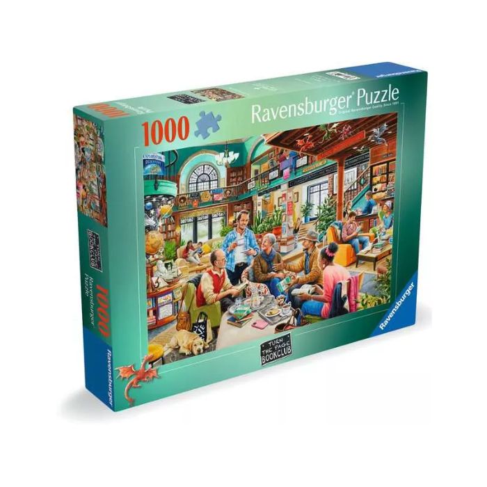 Casse-tête Ravensburger 1000 morceaux club de lecture Tourne la page