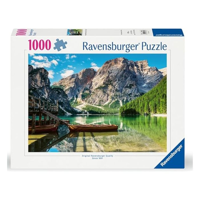 Casse-tête Ravensburger 1000 morceaux Pragser Wildsee, Tyrol du Sud, Italie