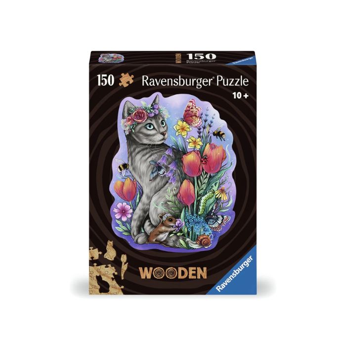 Casse-tête en bois Ravensburger 150 morceaux chat (10 ans et +)