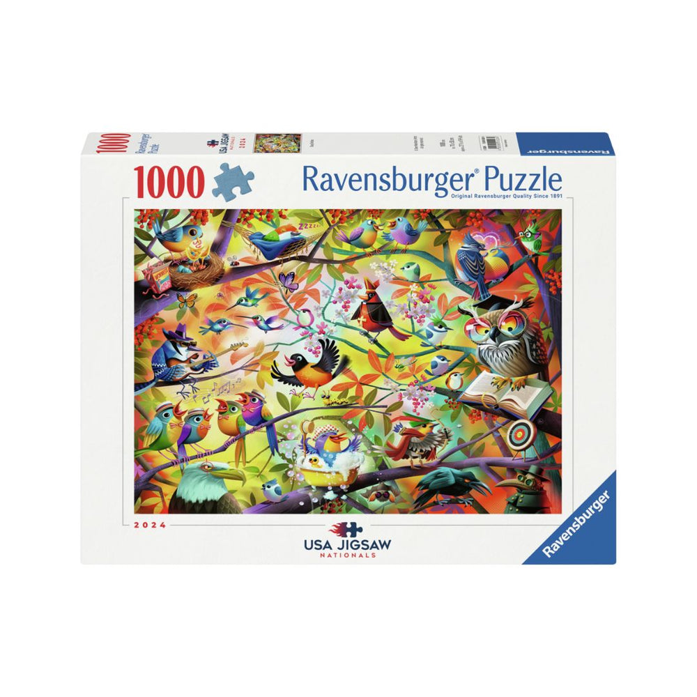 Casse-tête Ravensburger1000 morceaux Oiseaux animés