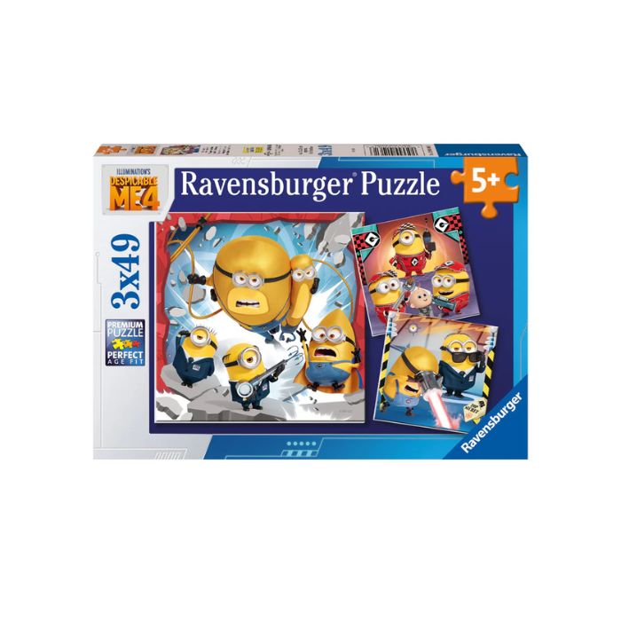 Casse-tête Ravensburger 49 morceaux Détestable moi 4 (boîte de 3)