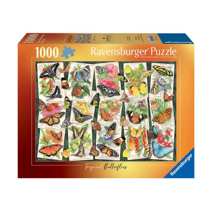 Casse-tête Ravensburger 1000 morceaux papillons tropicaux