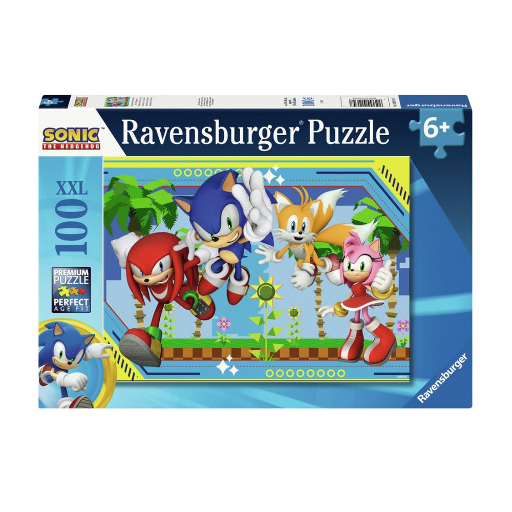 Casse-tête Ravensburger 100 morceaux Knuckles, Sonic, Tails et Amy