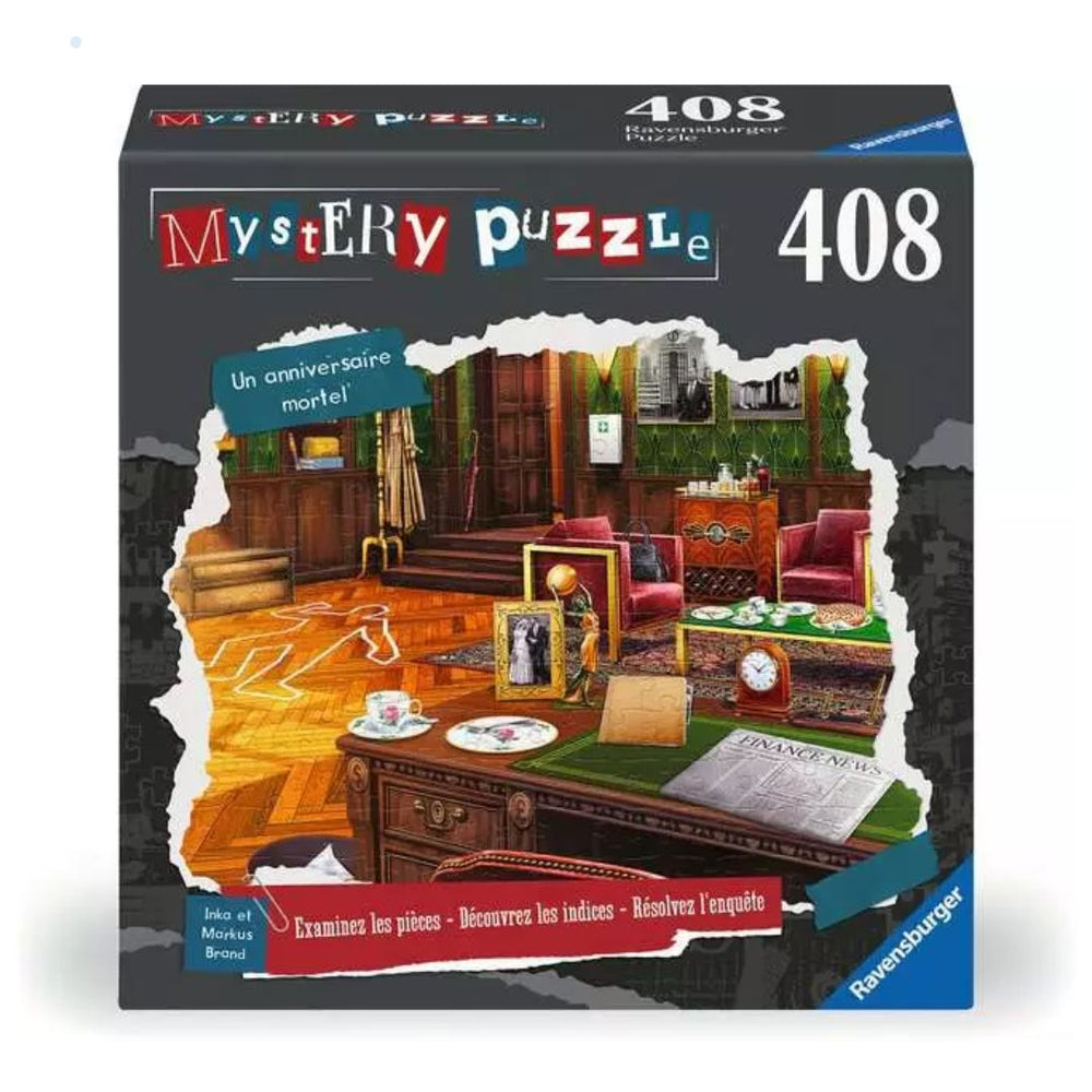 Casse-tête Ravensburger 408 morceaux Mystère - Un anniversaire mortel (12 ans et +)