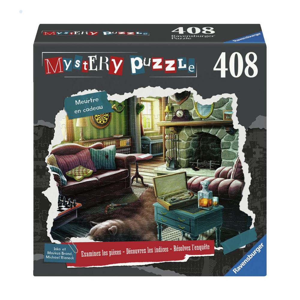 Casse-tête Ravensburger 408 morceaux Mystère - Meurtre en cadeau (12 ans et +)