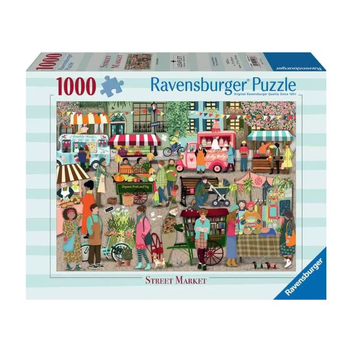 Casse-tête Ravensburger 1000 morceaux marché de rue