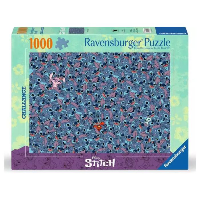 Casse-tête Ravensburger 1000 morceaux défi Stitch Disney