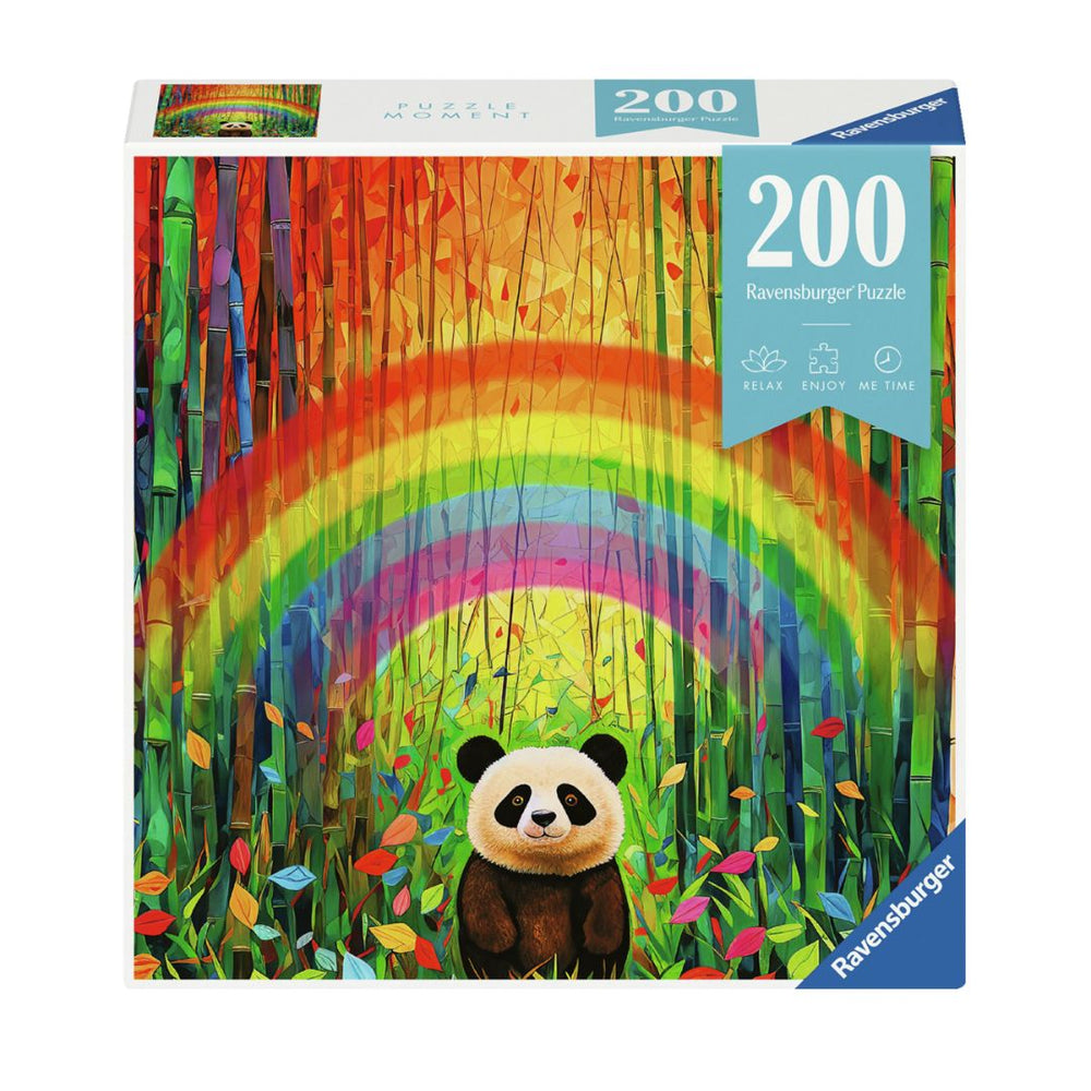 Casse-tête Ravensburger 200 morceaux panda arc-en-ciel