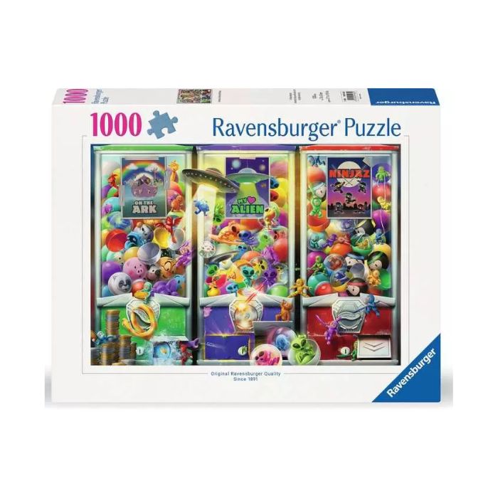 Casse-tête Ravensburger 1000 morceaux animaux, aliens et ninja