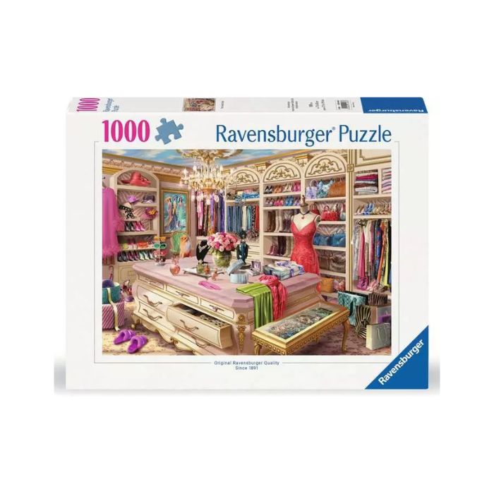 Casse-tête Ravensburger 1000 morceaux l'armoire convoitée