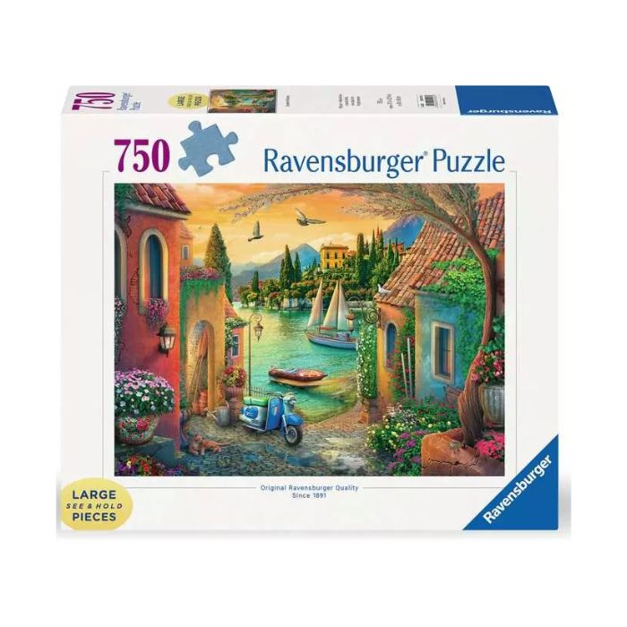 Casse-tête Ravensburger 750 morceaux vue de villas européennes