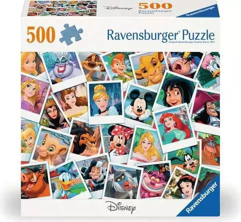 Casse-tête Ravensburger 500 morceaux portraits de Disney