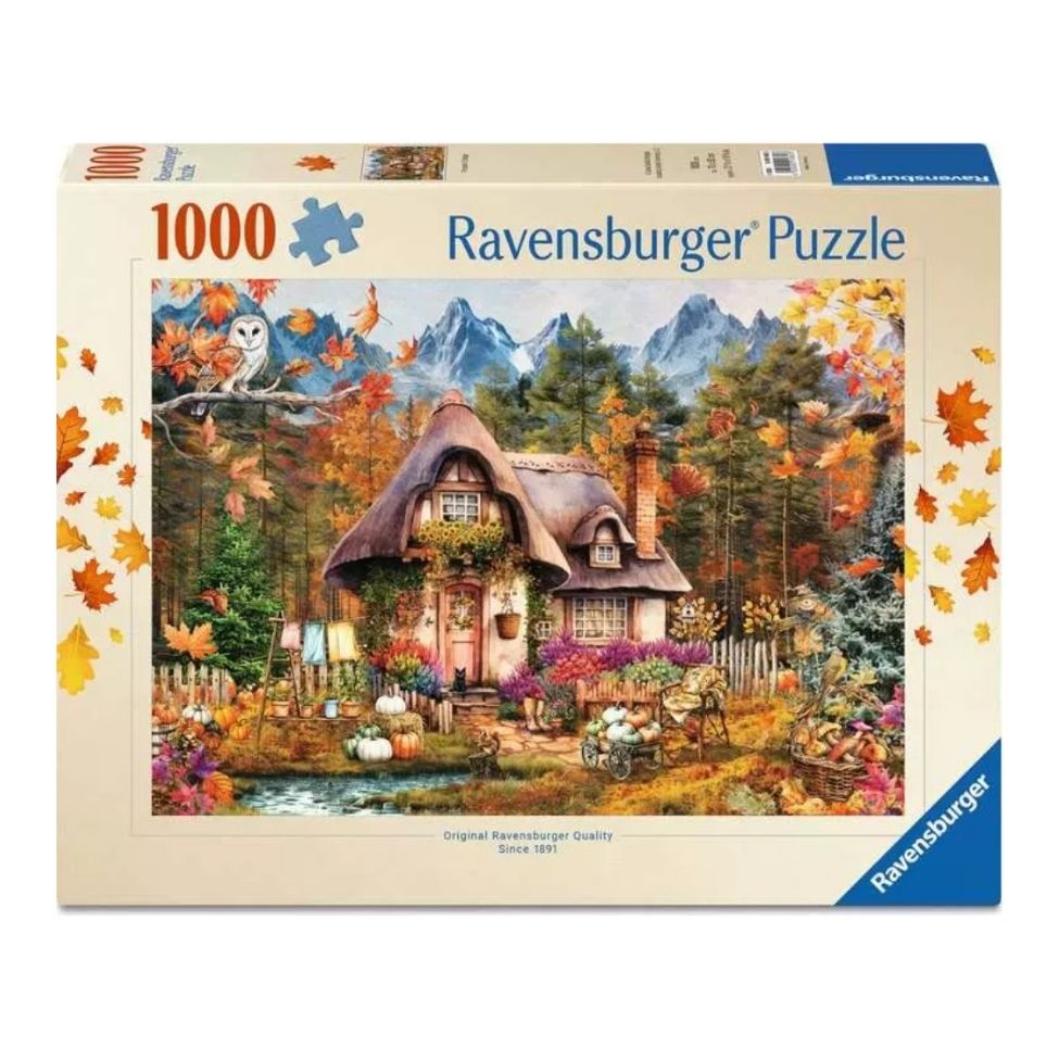 Casse-tête 1000 morceaux Cottage citrouille