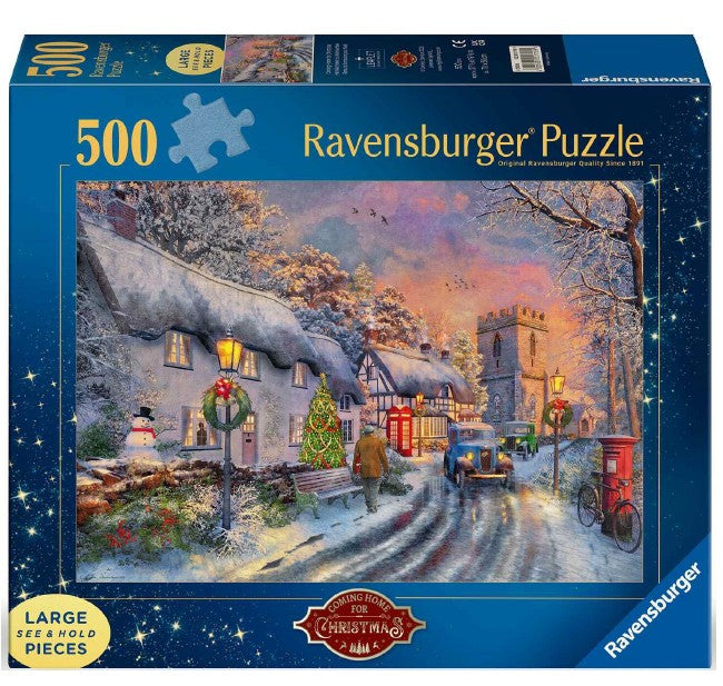 Casse-tête Ravensburger 500 morceaux retour à la maison pour Noël
