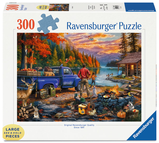 Casse-tête Ravensburger 300 morceaux lac au coucher du soleil