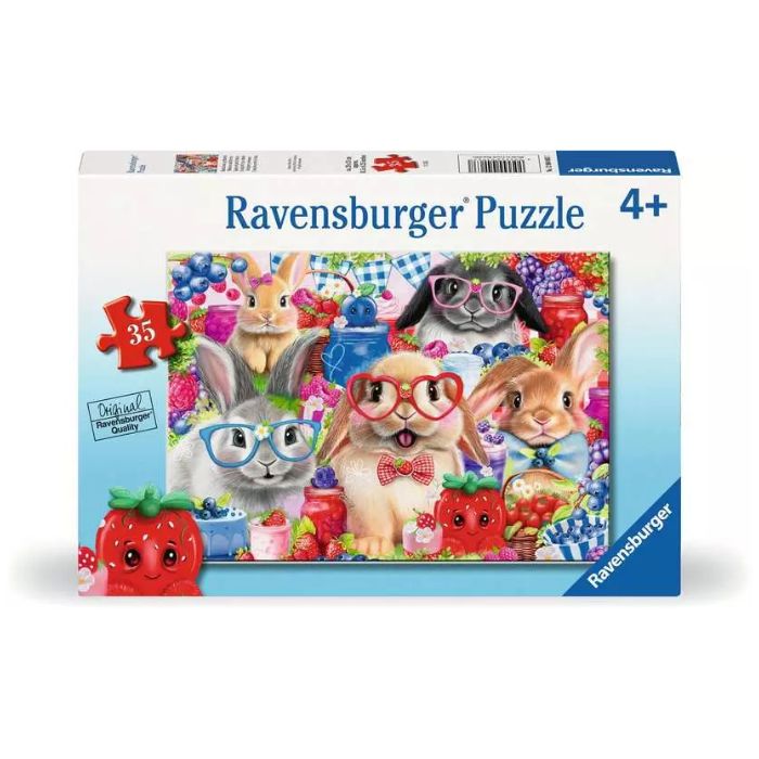 Casse-tête Ravensburger 35 morceaux lapins et baies
