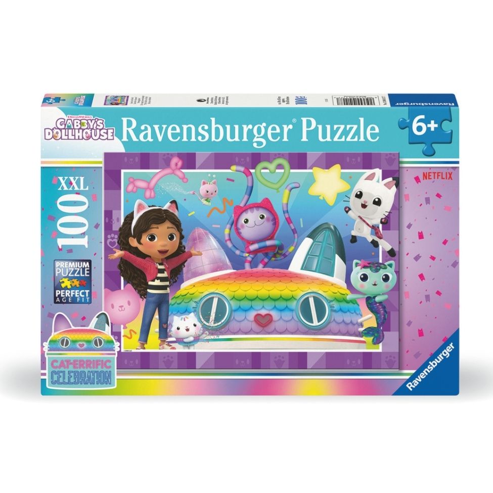 Casse-tête 100 morceaux XXL la fête Gabby's Dollhouse (6 ans +)
