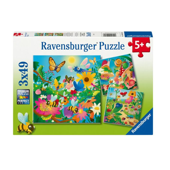 Casse-tête Ravensburger 49 morceaux insectes (boîte de 3)
