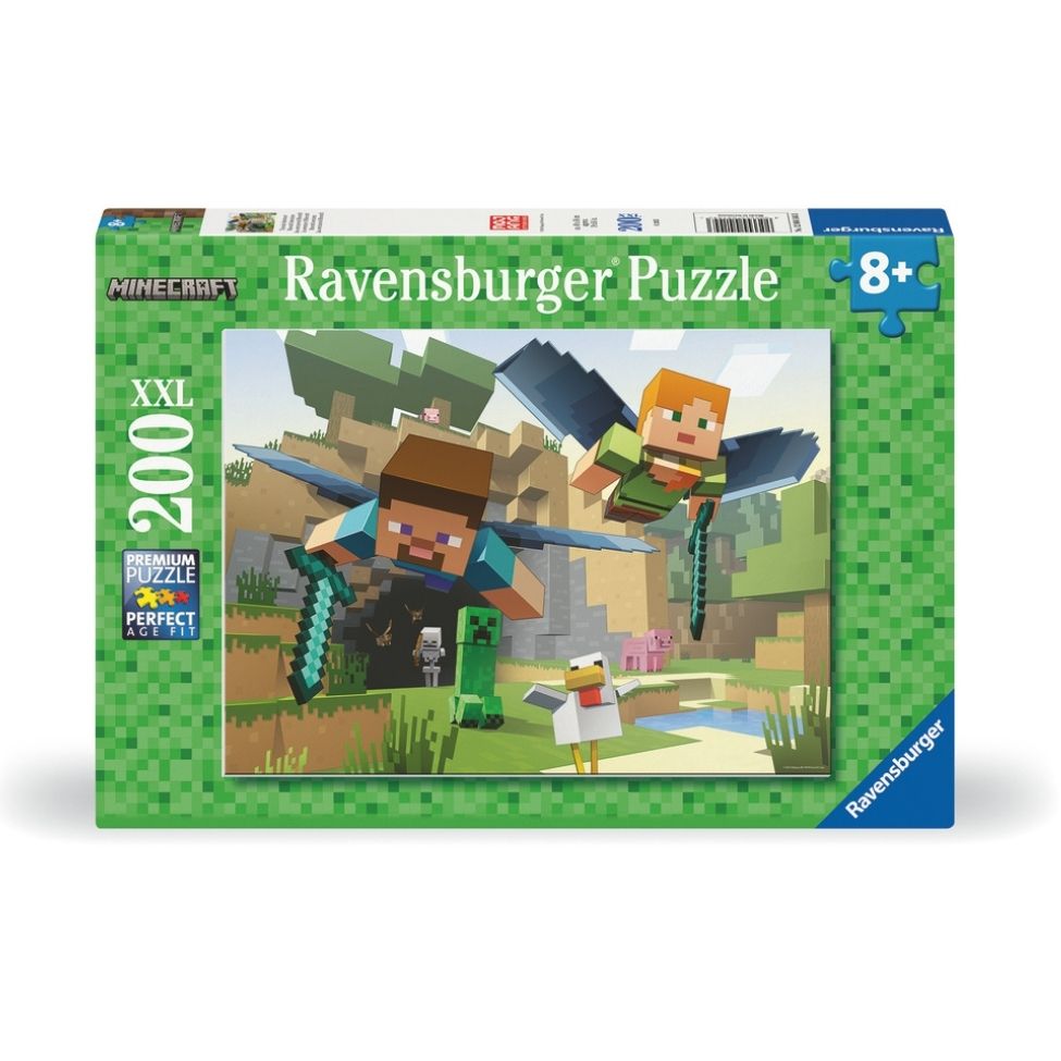 Casse-tête 200 morceaux XXL Mineraft (8 ans +)
