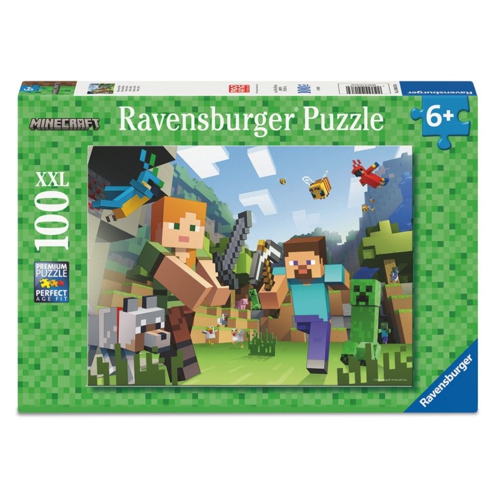 Casse-tête 100 morceaux XXL Minecraft (6 ans +)