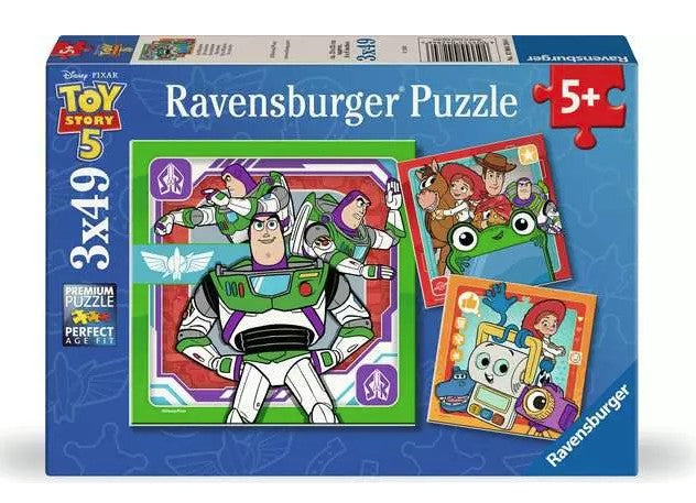 Casse-tête Ravensburger 49 morceaux Histoire de jouets 5 en mission (5 ans et plus, boîte de 3)