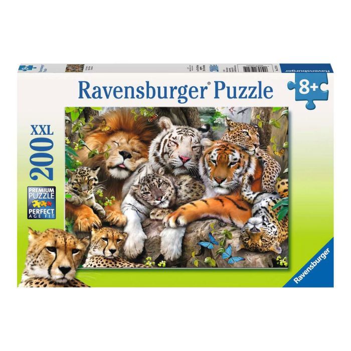 Casse-tête Ravensburger 200 morceaux sieste de félins (8 ans et +)