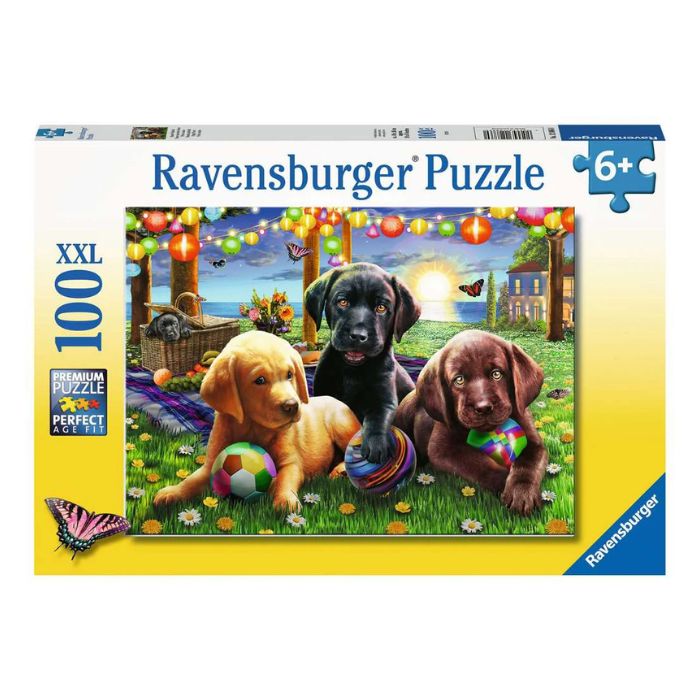 Casse-tête Ravensburger 100 morceaux pique-nique des chiens (6 ans et +)