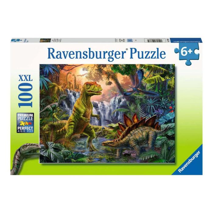 Casse-tête Ravensburger 100 morceaux oasis des dinosaures (6 ans et +)