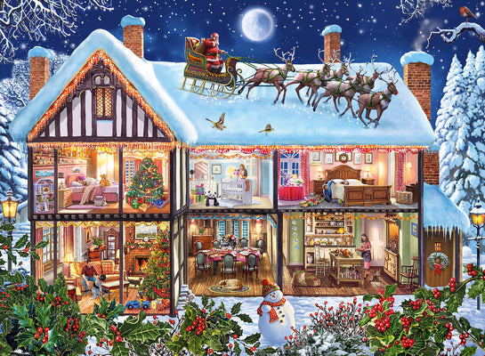 Casse-tête Ravensburger 100 morceaux Un Noël à la maison