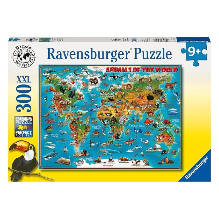 Casse-tête Ravensburger 300 morceaux animaux du monde