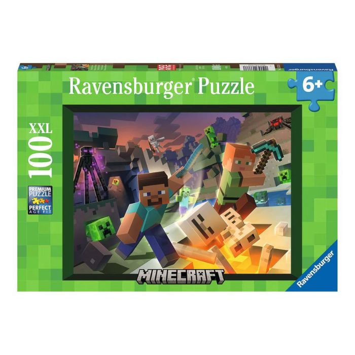 Casse-tête Ravensburger 100 morceaux monstre Minecraft (6 ans et +)