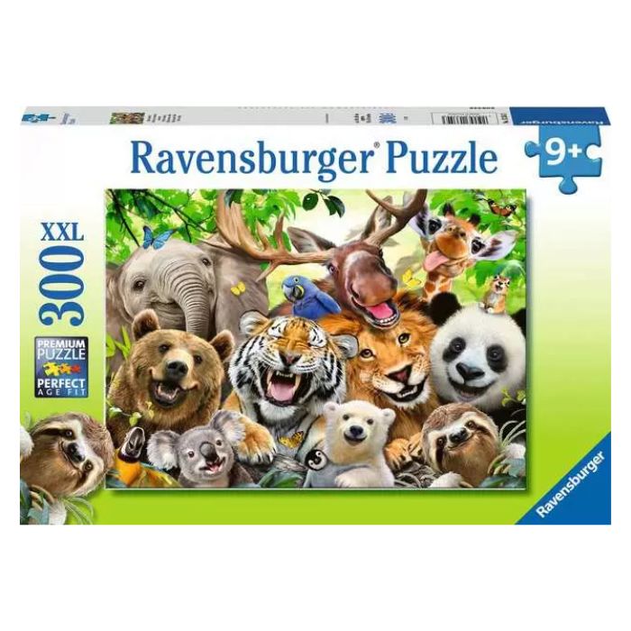 Casse-tête Ravensburger 300 morceaux selfie animaux exotiques