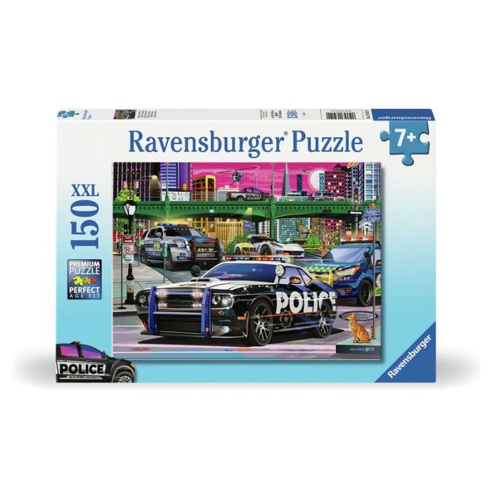 Casse-tête Ravensburger 150 morceaux patrouille de police (7 ans et +)